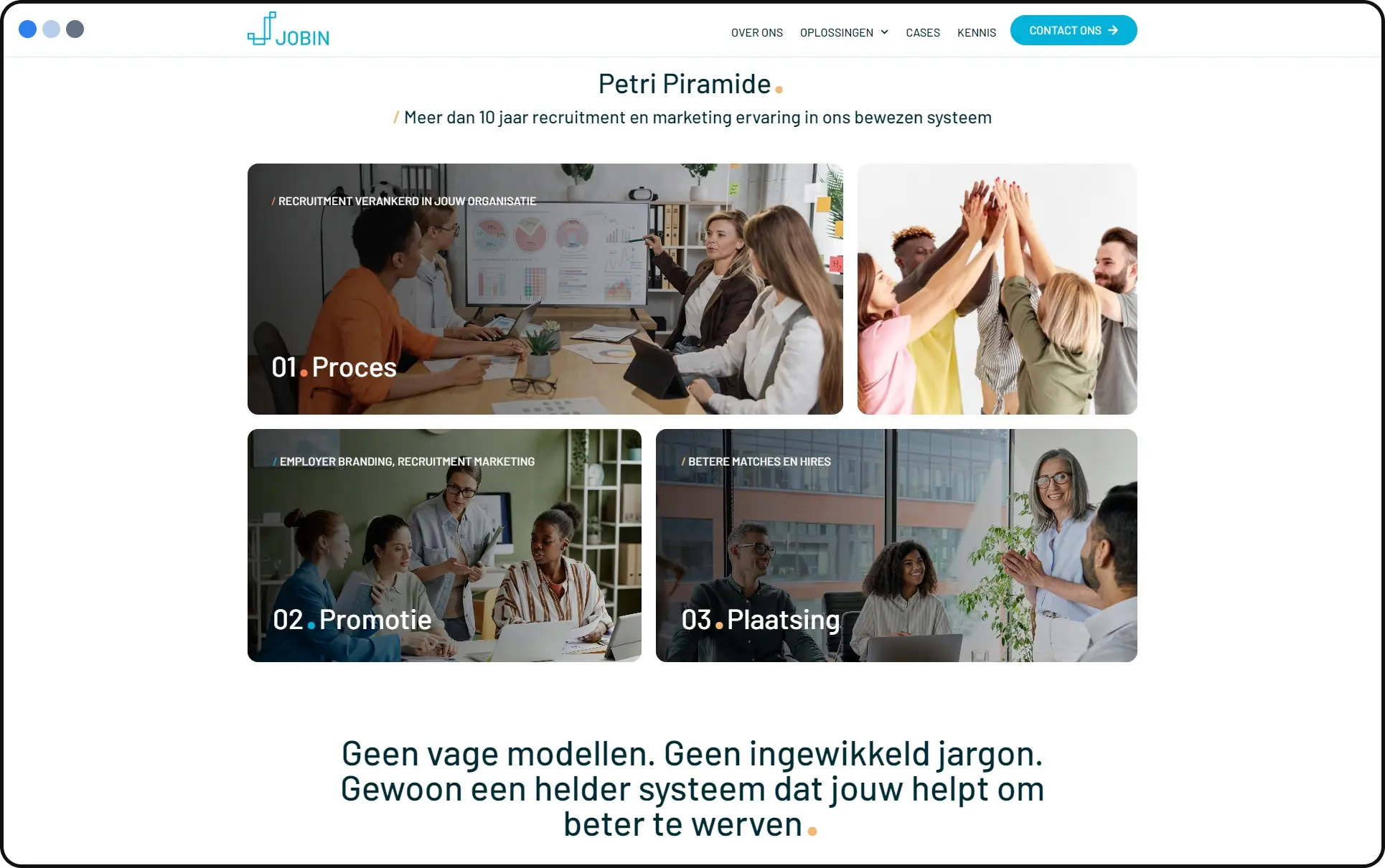 Diseño web para empresas de Reclutamiento Internacional