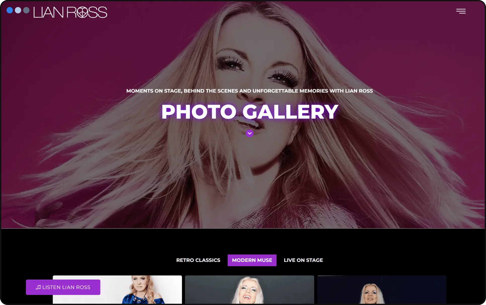 Pagina Web Lian Ross