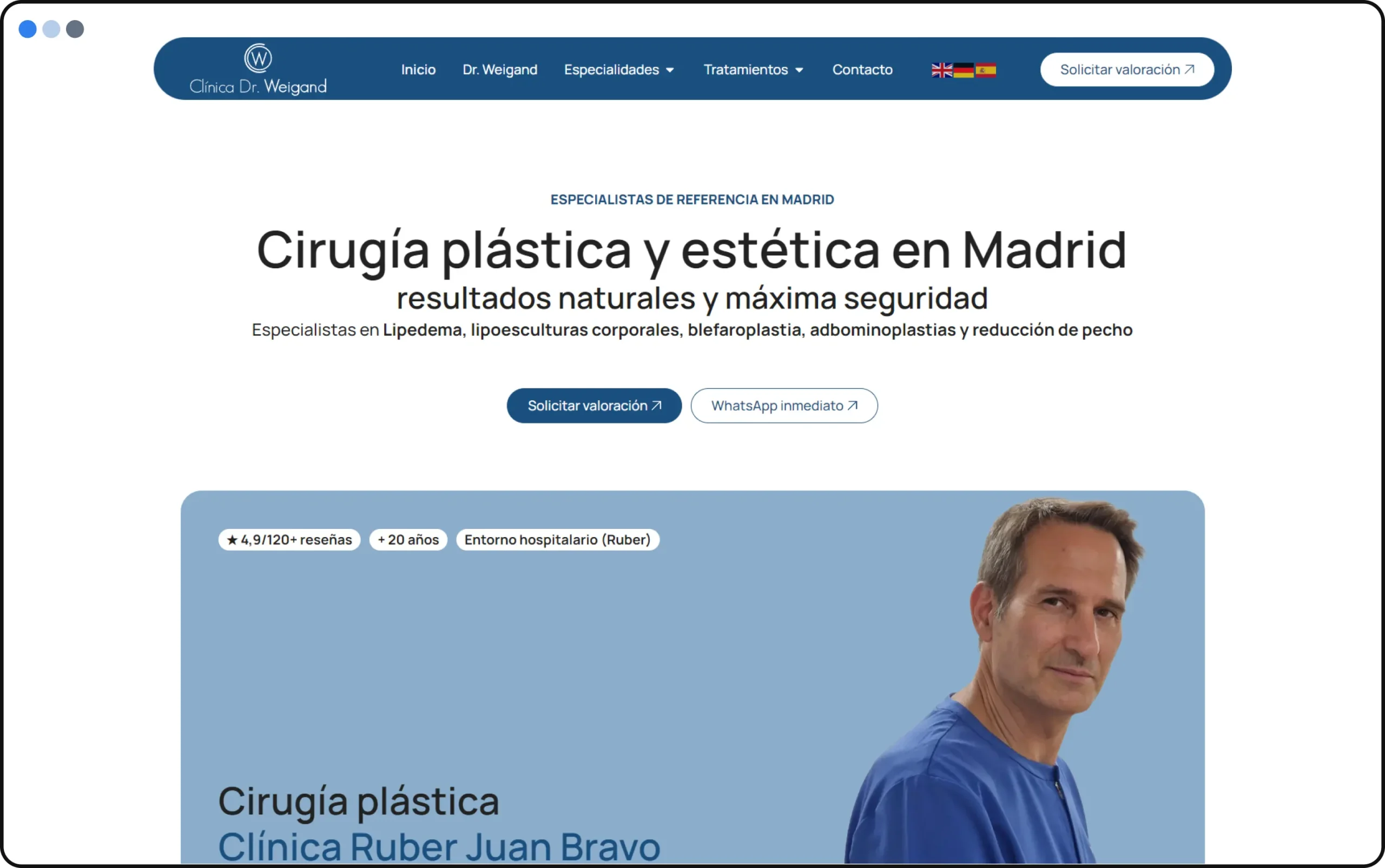 Diseño Web Médico