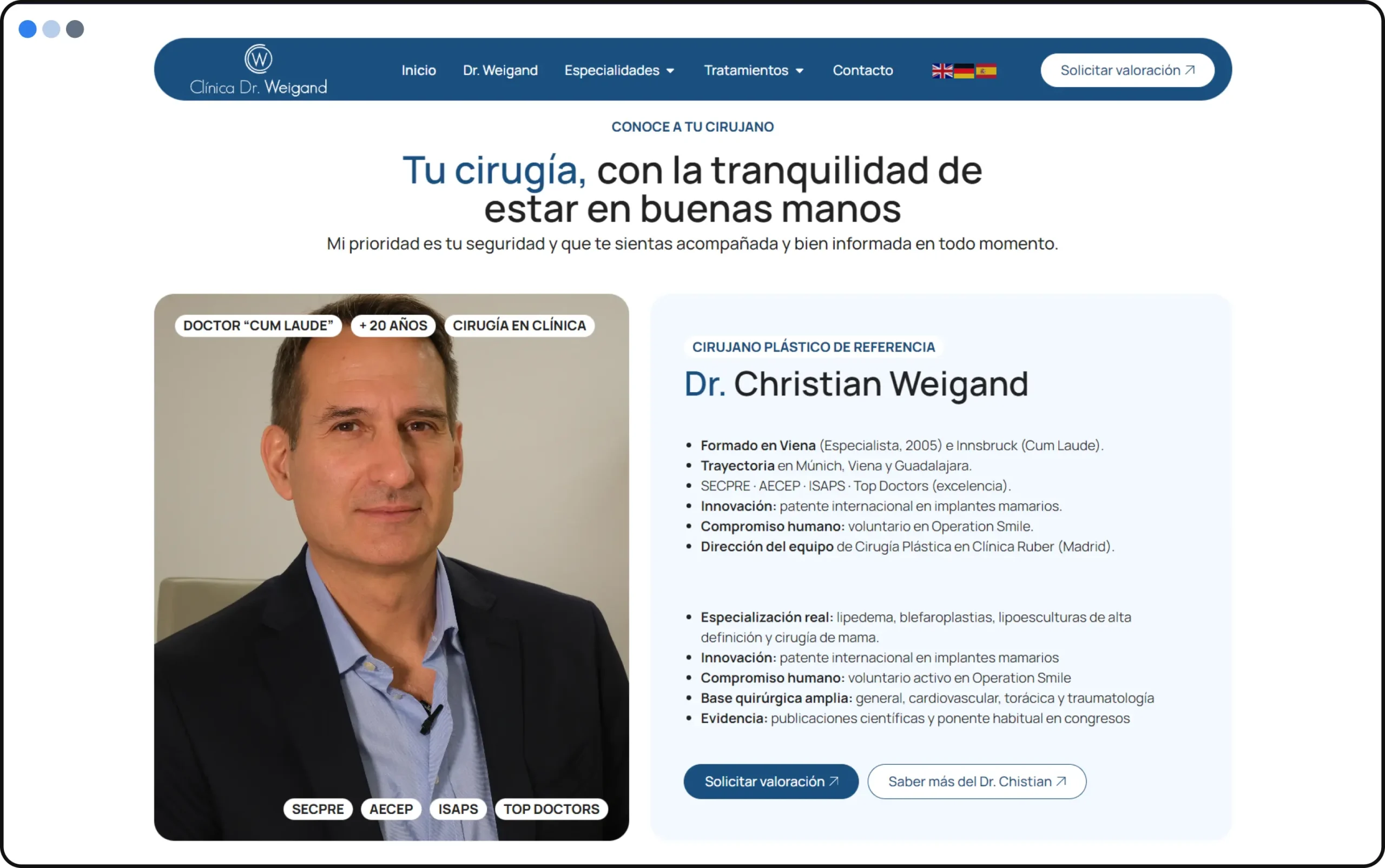 Diseño Web Salud
