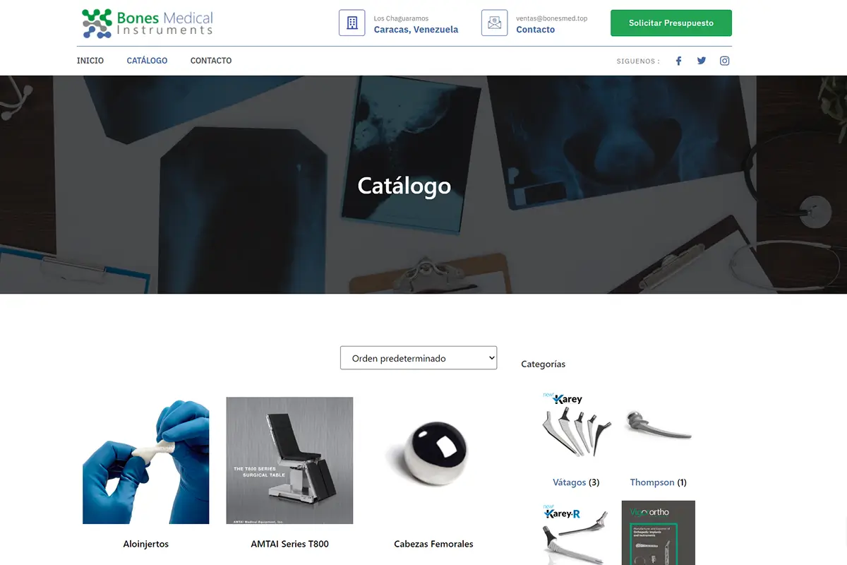 Catalogo medico