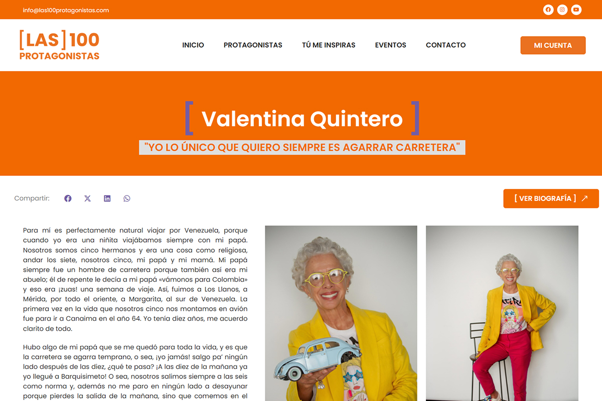 Diseño web para proyectos sociales espacio personal