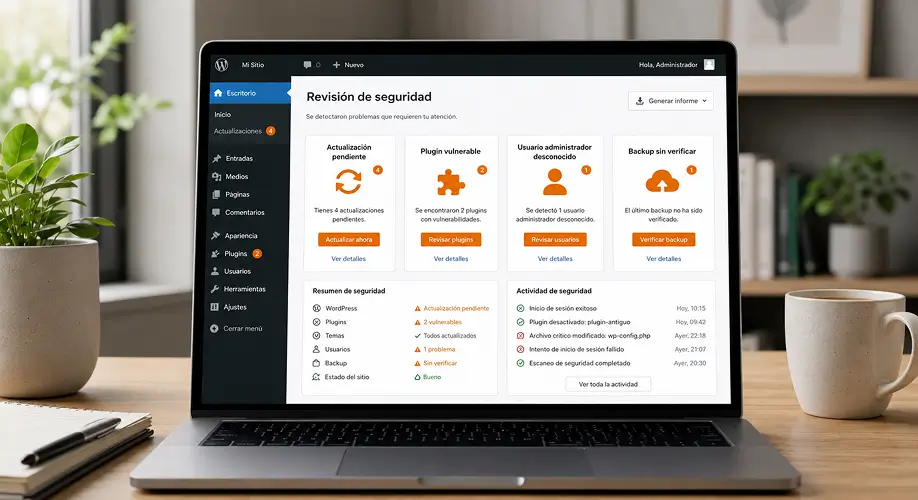 Errores de seguridad en WordPress