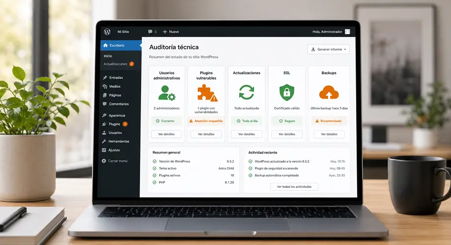 Auditoria de seguridad en WordPress